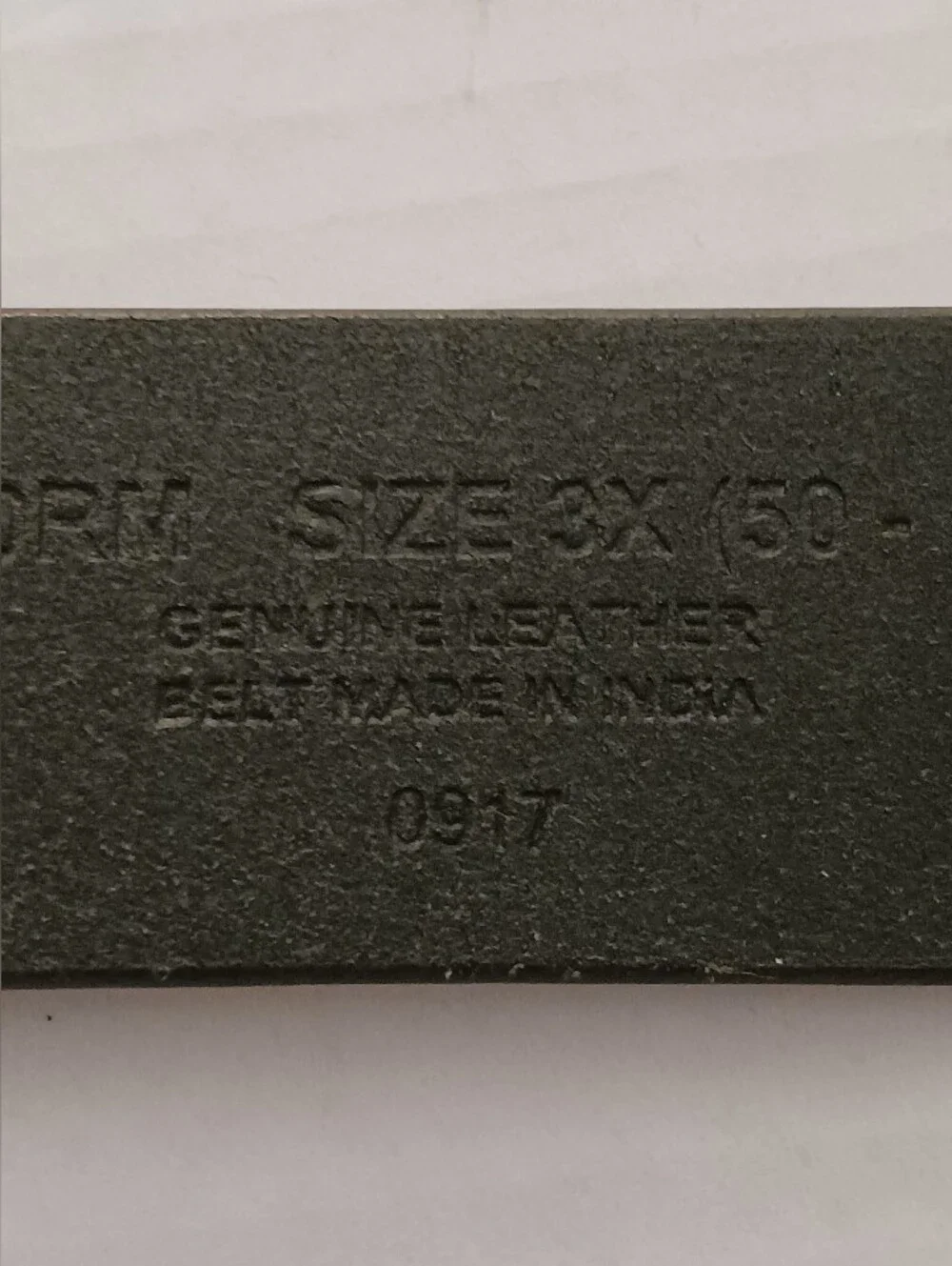 Remington 12 GA Silver Tone Shotgun Shell Black Leather Belt 3X 50-52